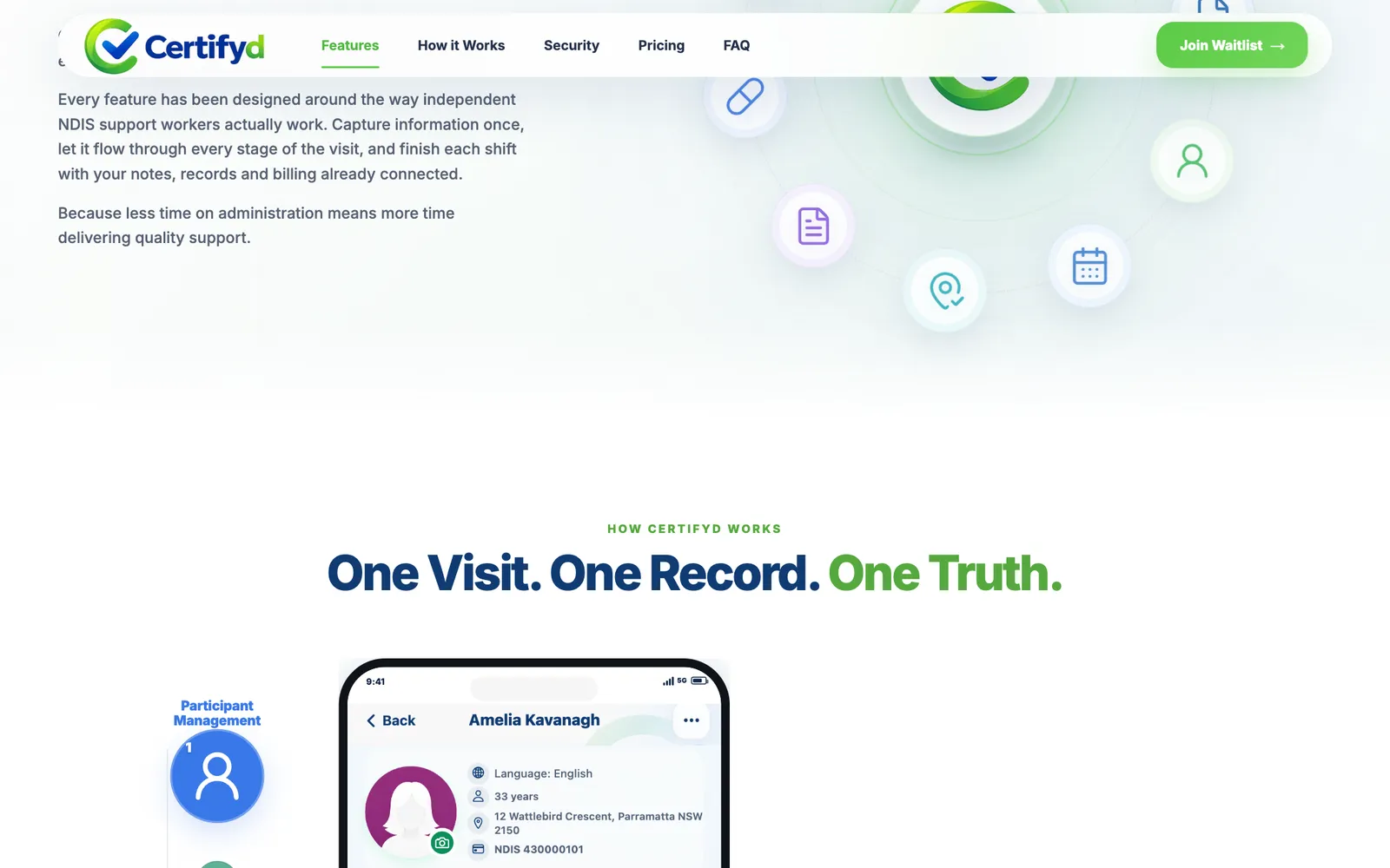 Certifyd website screenshot 1