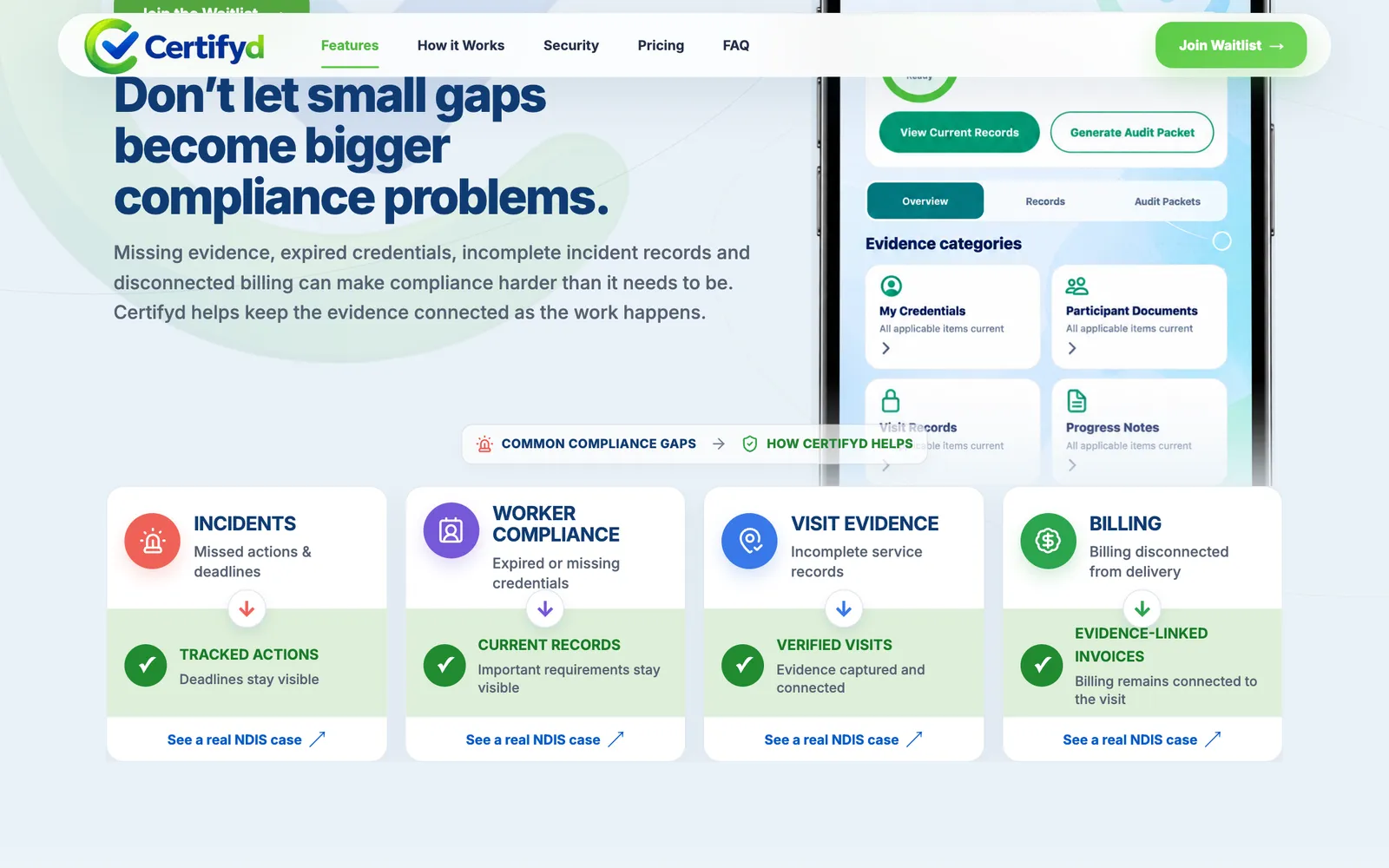 Certifyd website screenshot 3