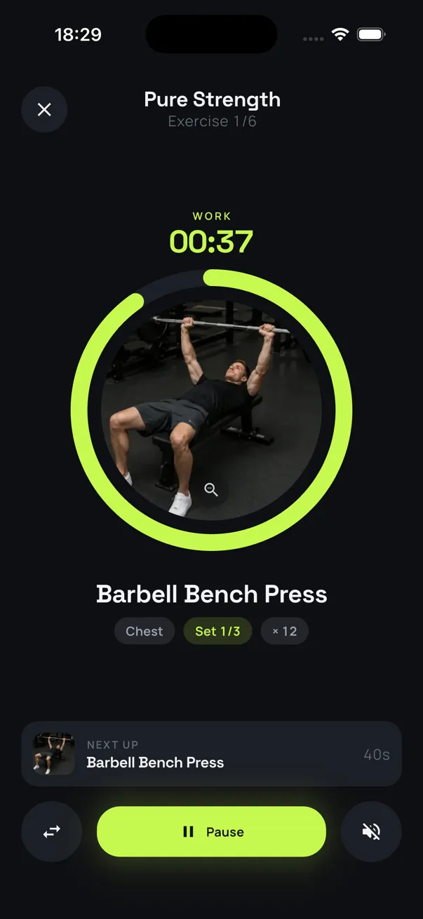 SynFit app screenshot 2