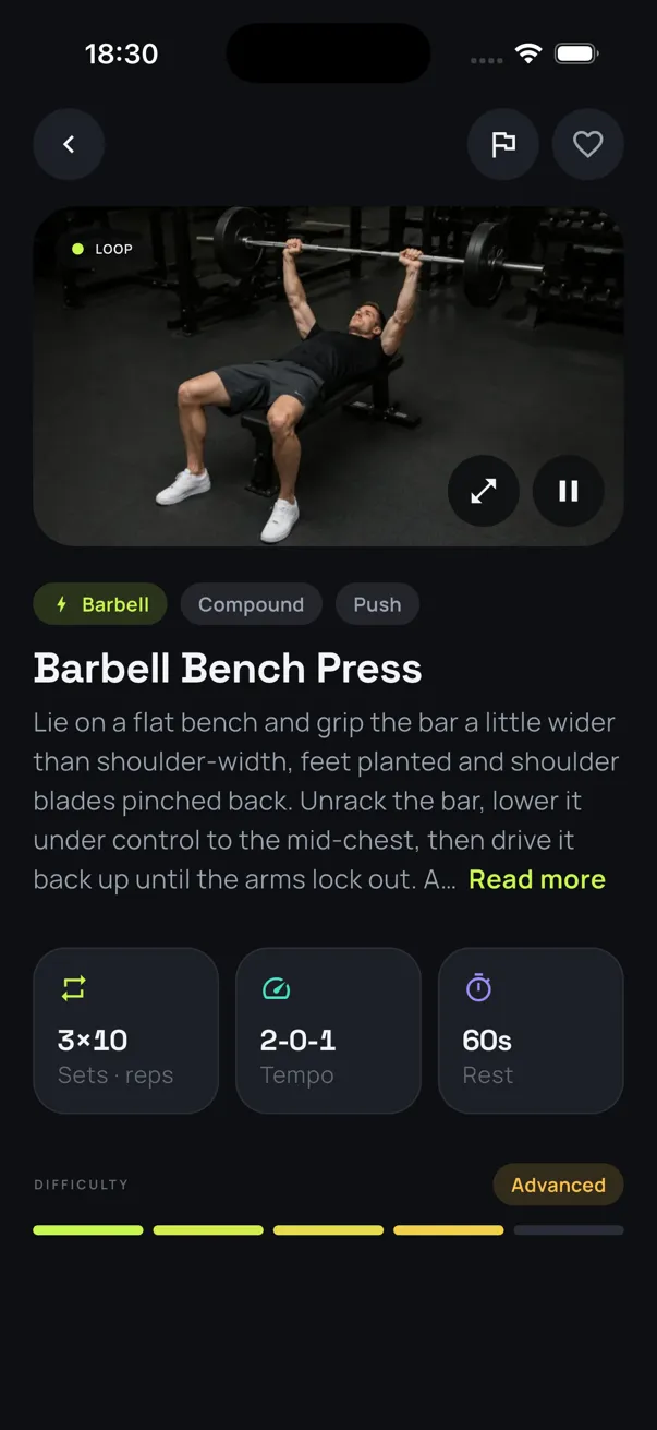 SynFit app screenshot 3