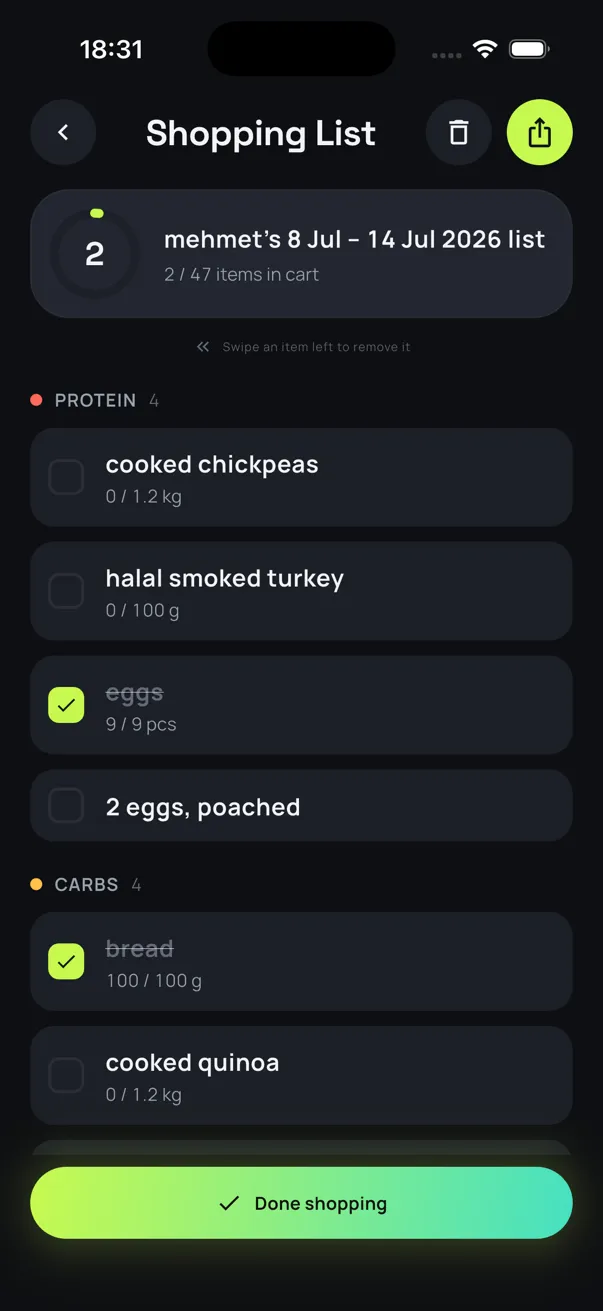 SynFit app screenshot 5