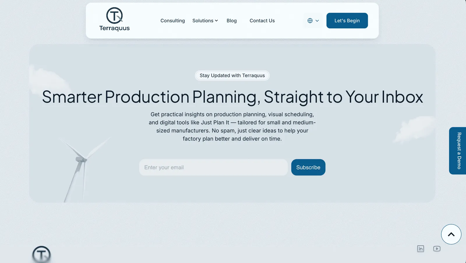 Terraquus website screenshot 3